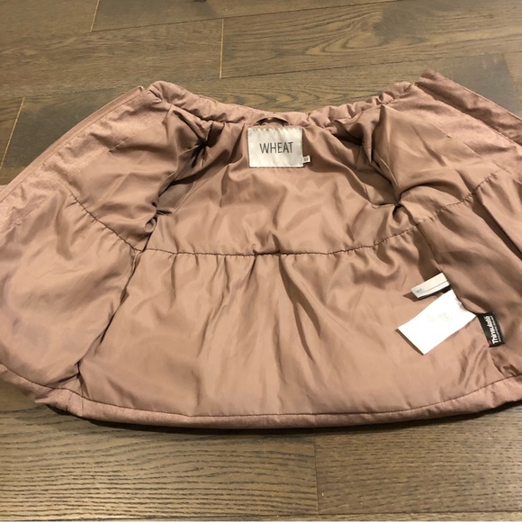 WHEAT kids puffer jacket Sz 2Y 92. Dusty Rose - Picture 4 of 10